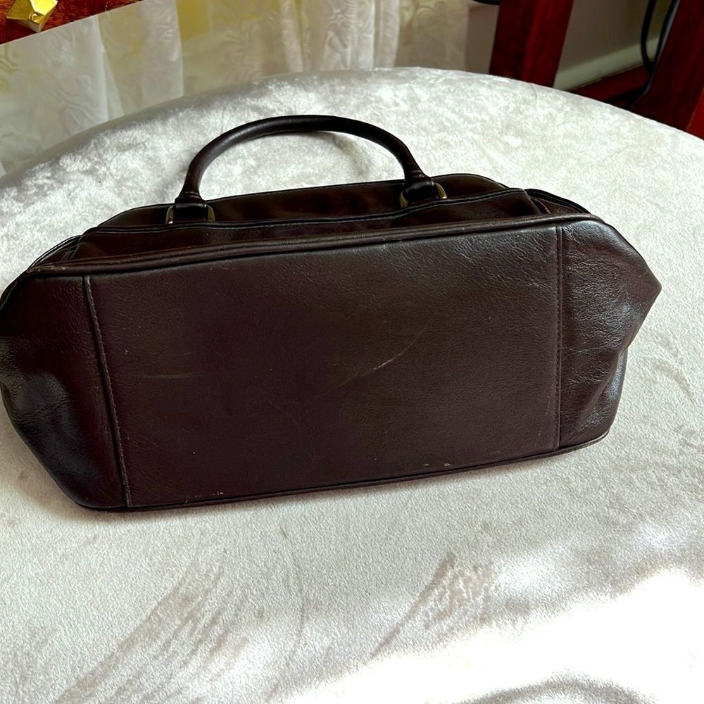 Etienne Aigner Mink Brown Soft Leather Handbag VTG? - Picture 6 of 12
